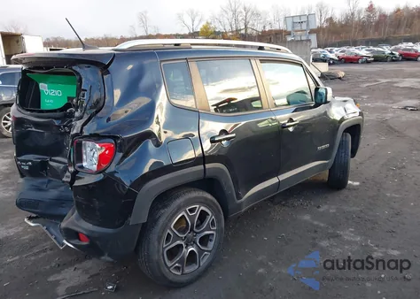 2016 Jeep Renegade Limited из США, поврежденный, VIN ZACCJBDT4GPC60559